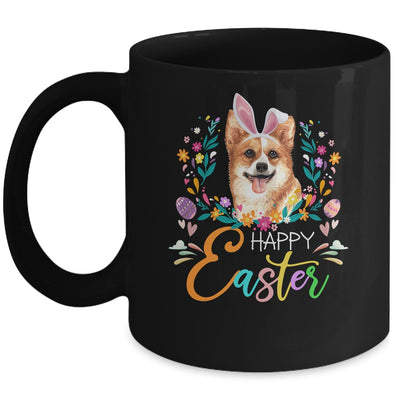 Happy Easter Bunny Corgi Lovers With Easter Eggs Mug Coffee Mug | Teecentury.com