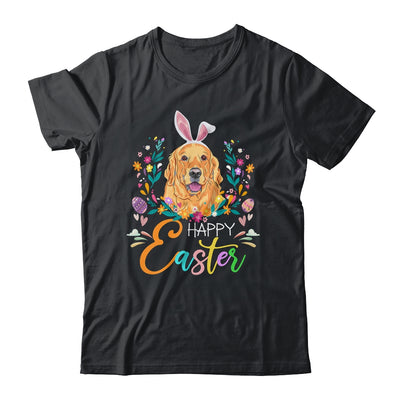 Happy Easter Bunny Golden Retriever Lovers With Easter Eggs T-Shirt & Tank Top | Teecentury.com