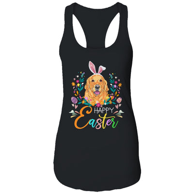 Happy Easter Bunny Golden Retriever Lovers With Easter Eggs T-Shirt & Tank Top | Teecentury.com