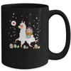 Happy Easter Bunny Llama Bringing Easter Egg Basket Mug Coffee Mug | Teecentury.com