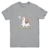 Happy Easter Bunny Llama Bringing Easter Egg Basket Youth Youth Shirt | Teecentury.com