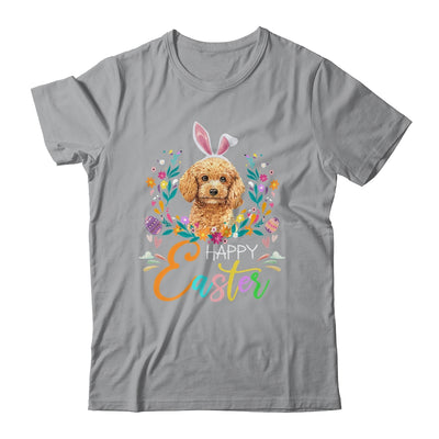 Happy Easter Bunny Poodle Lovers With Easter Eggs T-Shirt & Tank Top | Teecentury.com