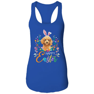 Happy Easter Bunny Poodle Lovers With Easter Eggs T-Shirt & Tank Top | Teecentury.com