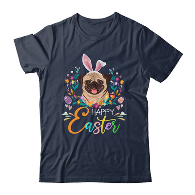 Happy Easter Bunny Pug Lovers With Easter Eggs T-Shirt & Tank Top | Teecentury.com