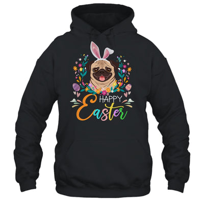 Happy Easter Bunny Pug Lovers With Easter Eggs T-Shirt & Tank Top | Teecentury.com