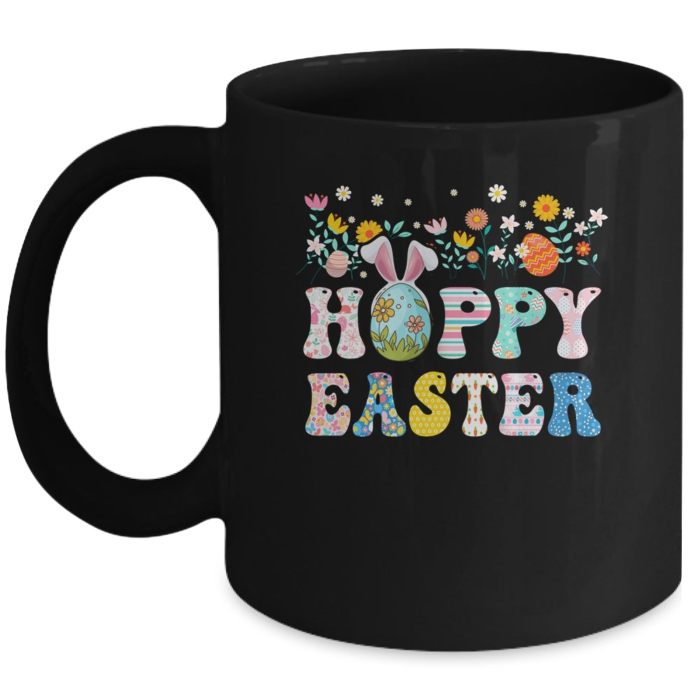 Happy Easter Bunny Rabbit Eggs Funny Easter Day Women Girls Mug | teecentury