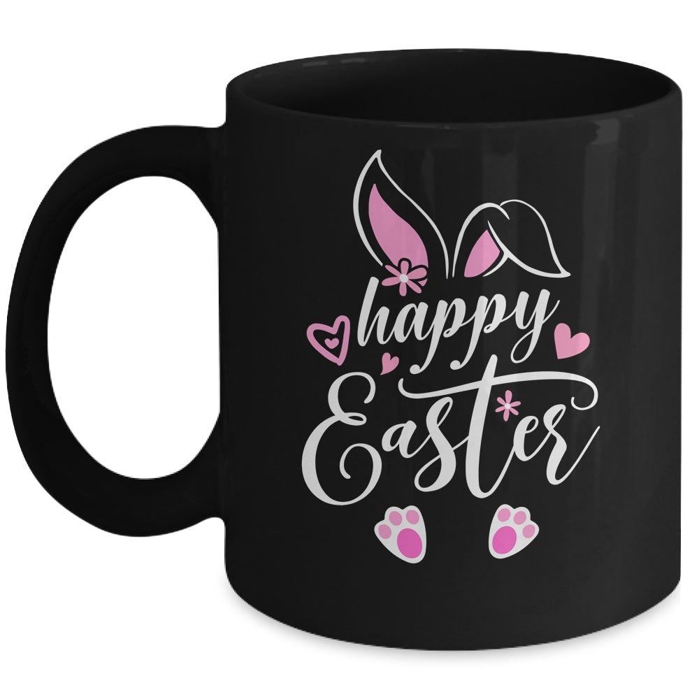 Happy Easter Bunny Rabbit Face Funny Easter Day Women Girls Mug | teecentury