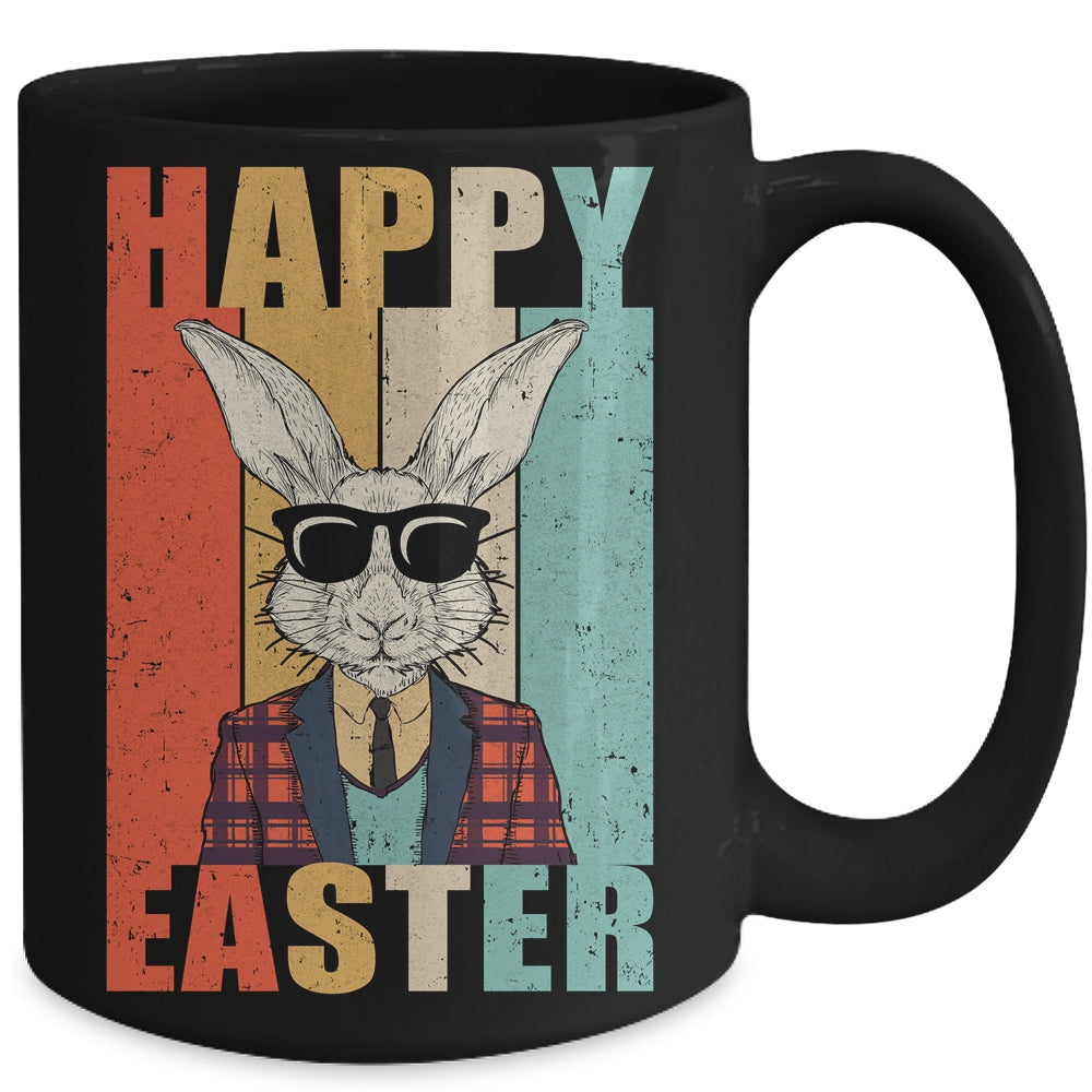 Happy Easter Bunny Vintage Retro Rabbit Kids Design Mug | teecentury
