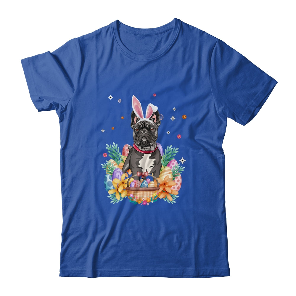 Happy Easter Cute Bunny French Bulldog Wearing Bunny Ears Shirt & Hoodie | teecentury