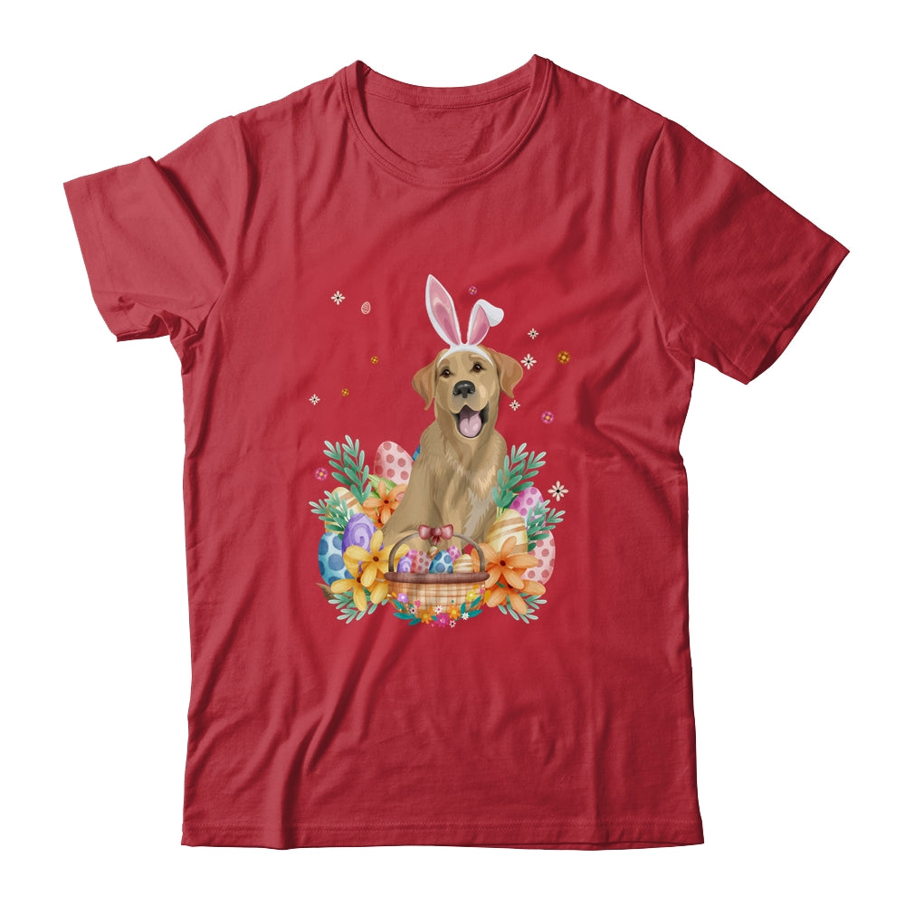 Happy Easter Cute Bunny Labrador Wearing Bunny Ears Shirt & Hoodie | teecentury