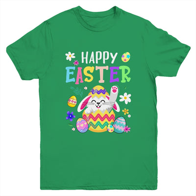 Happy Easter Day Women Men Kids Rabbit Bunny Youth Shirt | teecentury