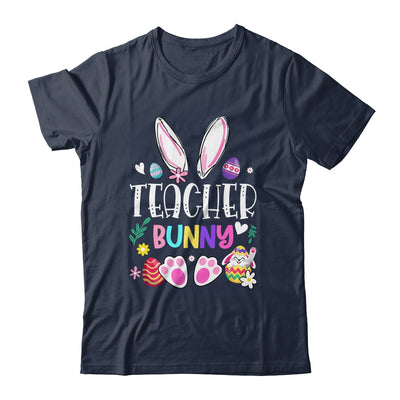 Happy Easter Day Women Teacher Bunny Shirt & Hoodie | teecentury