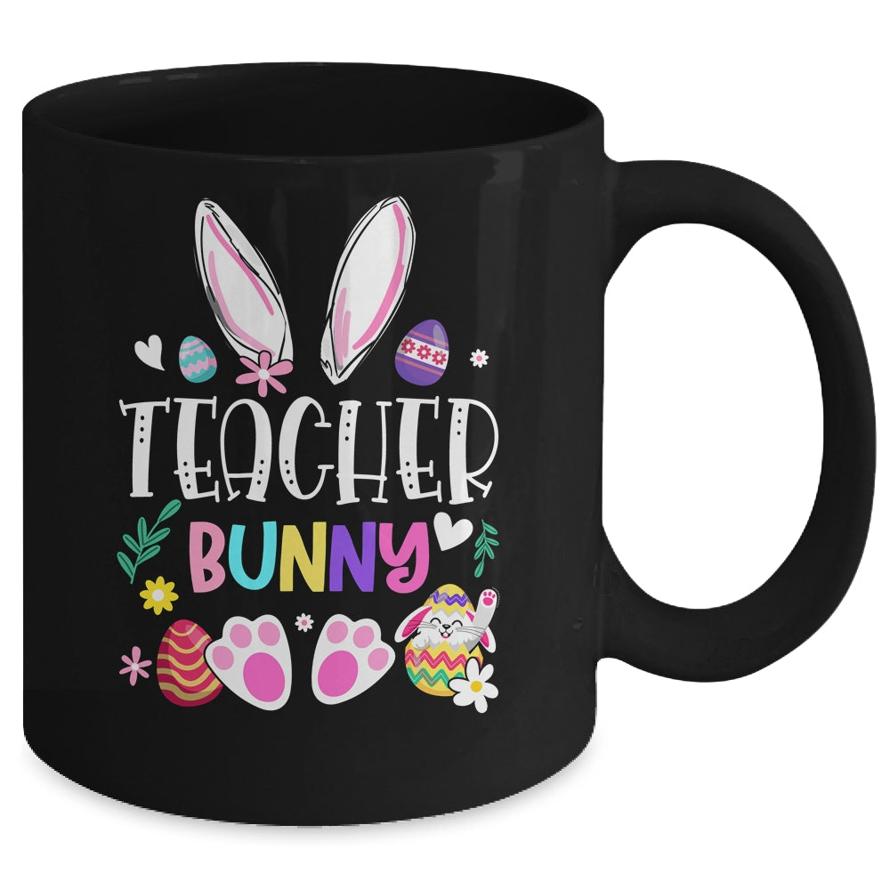 Happy Easter Day Women Teacher Bunny Mug | teecentury