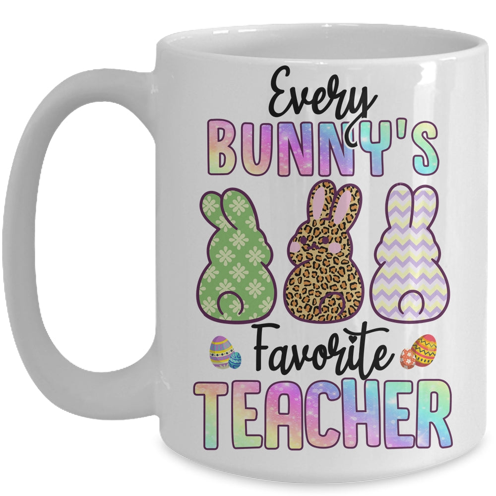 Happy Easter Every Bunny Is Favorite Teacher Rabbits Mug Coffee Mug | Teecentury.com