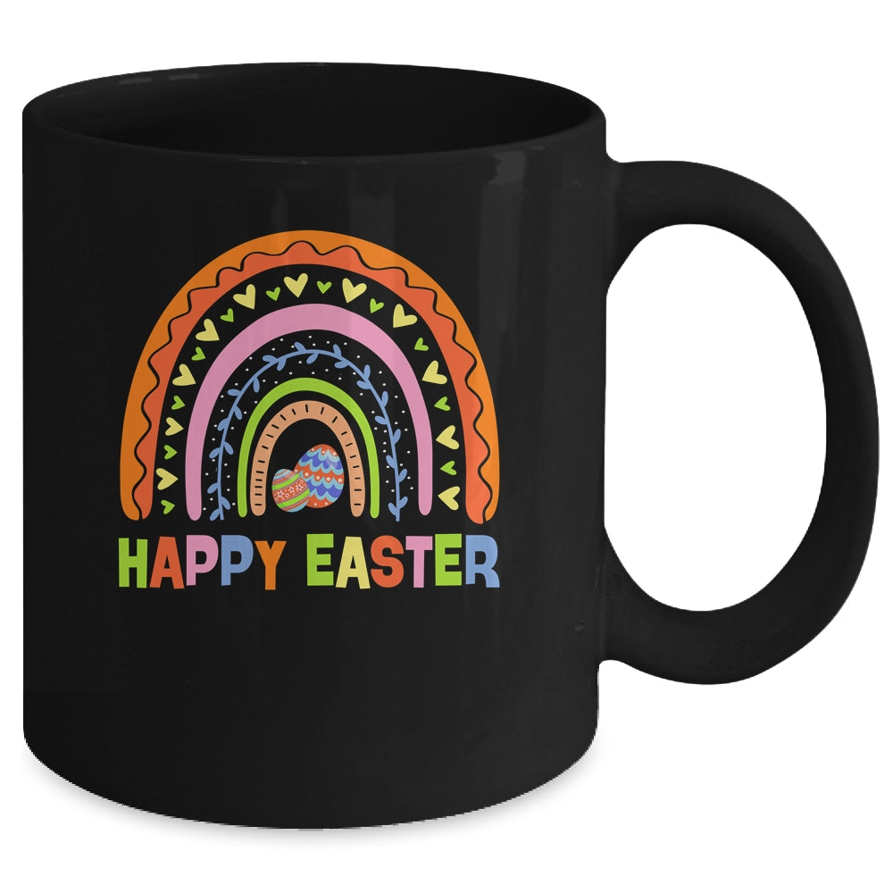 Happy Easter Rainbow Bunny Egg Easter Day Cute Mug | teecentury