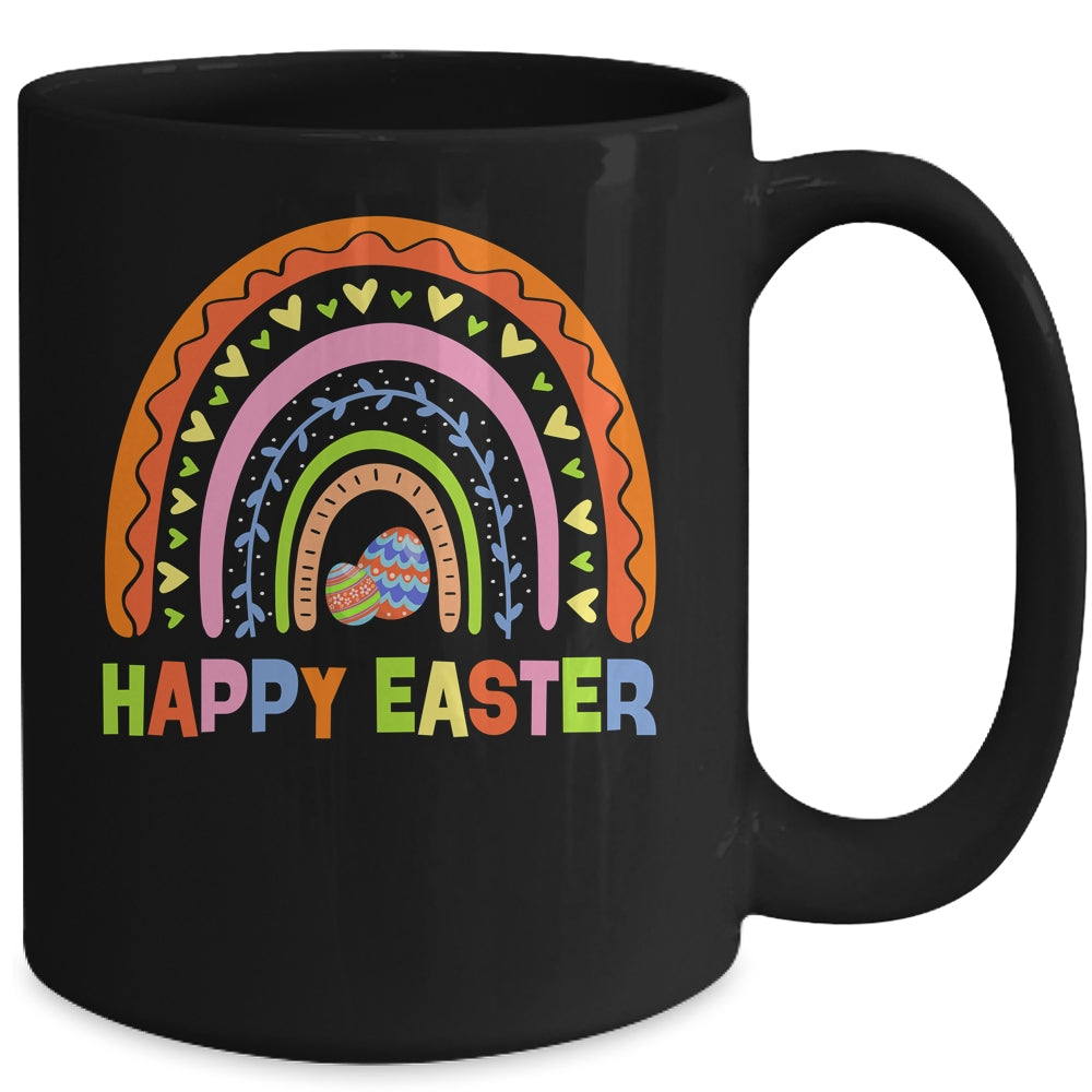 Happy Easter Rainbow Bunny Egg Easter Day Cute Mug | teecentury