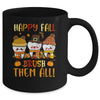 Happy Fall Brush Them All Dental Dentist Squad Thanksgiving Mug | teecentury