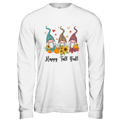 Happy Fall Y'all Gnome Leopard Pumpkin Autumn Gnomes T-Shirt & Hoodie | Teecentury.com