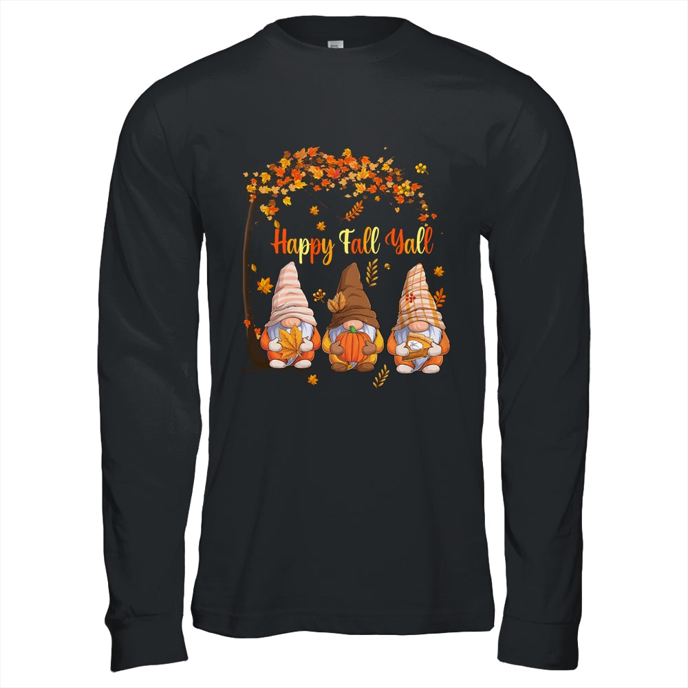 Happy Fall Yall Gnome Autumn Gnomes Pumpkin Spice Season Shirt & Hoodie | teecentury