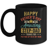 Happy Father's Day Step Dad From Daughter Vintage Mug | teecentury