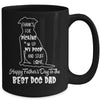 Happy Fathers Day Dog Dad Thanks For Picking up My Poop Mug | teecentury