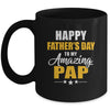 Happy Fathers Day For My Amazing Pap From Son Daughter Mug | teecentury