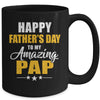 Happy Fathers Day For My Amazing Pap From Son Daughter Mug | teecentury