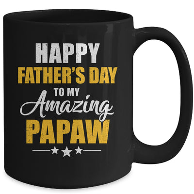 Happy Fathers Day For My Amazing Papaw From Son Daughter Mug | teecentury