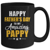 Happy Fathers Day For My Amazing Pappy From Son Daughter Mug | teecentury