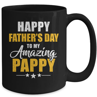 Happy Fathers Day For My Amazing Pappy From Son Daughter Mug | teecentury