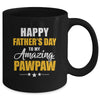 Happy Fathers Day For My Amazing Pawpaw From Son Daughter Mug | teecentury