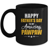 Happy Fathers Day For My Amazing Pawpaw From Son Daughter Mug | teecentury