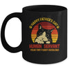 Happy Fathers Day Human Servant Your Tiny Furry Overlord Mug Coffee Mug | Teecentury.com