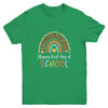 Happy First Day Of School Funny Leopard Rainbow Youth Youth Shirt | Teecentury.com