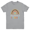 Happy First Day Of School Funny Leopard Rainbow Youth Youth Shirt | Teecentury.com