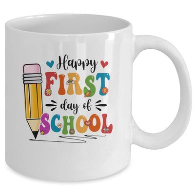 Happy First Day Of School Funny Teacher Grade Student Mug | teecentury