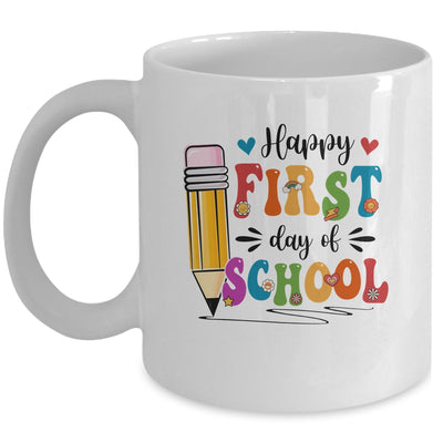 Happy First Day Of School Funny Teacher Grade Student Mug | teecentury