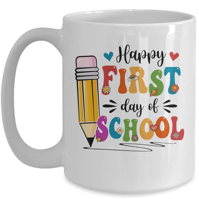 Happy First Day Of School Funny Teacher Grade Student Mug | teecentury