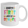 Happy First Day Of School Teacher Back To School Girls Boys Mug | teecentury