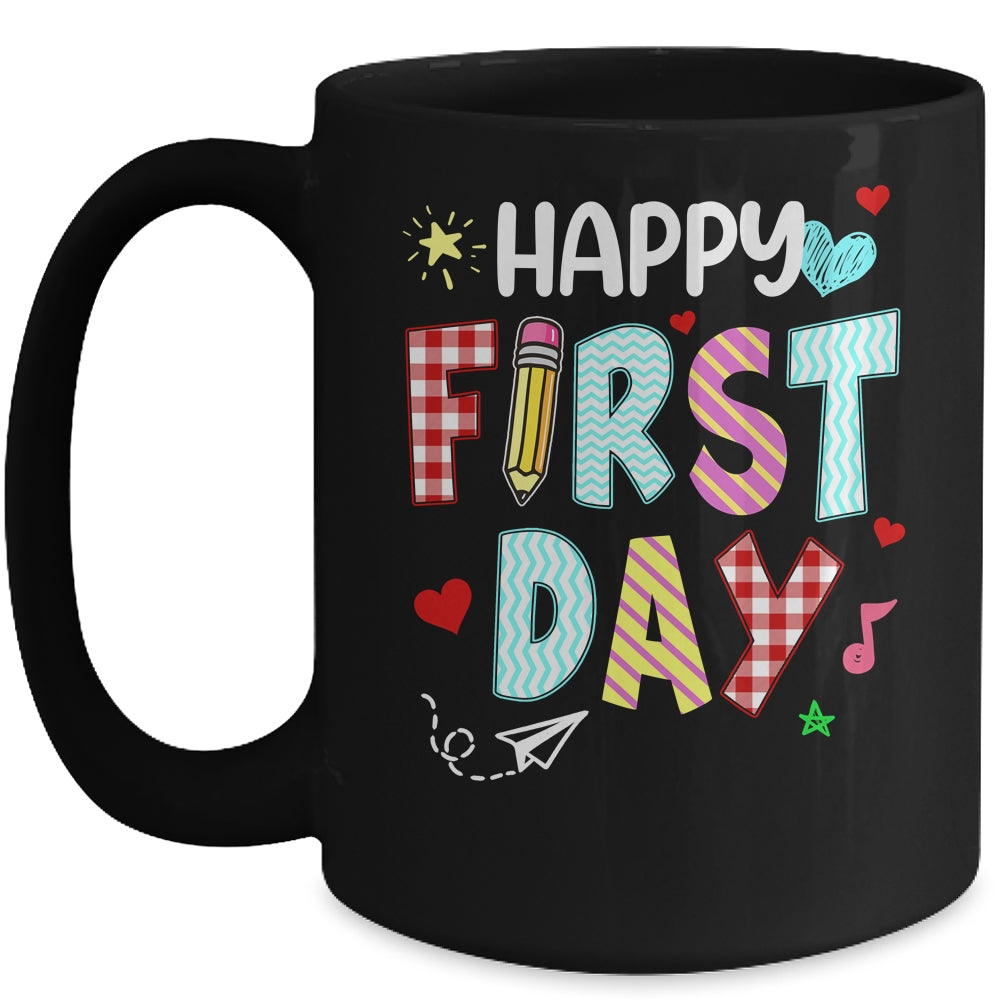 Happy First Day Welcome Back To School Teacher Mug | teecentury