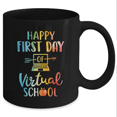Happy First Day of Virtual School Teacher Online Teaching Mug Coffee Mug | Teecentury.com
