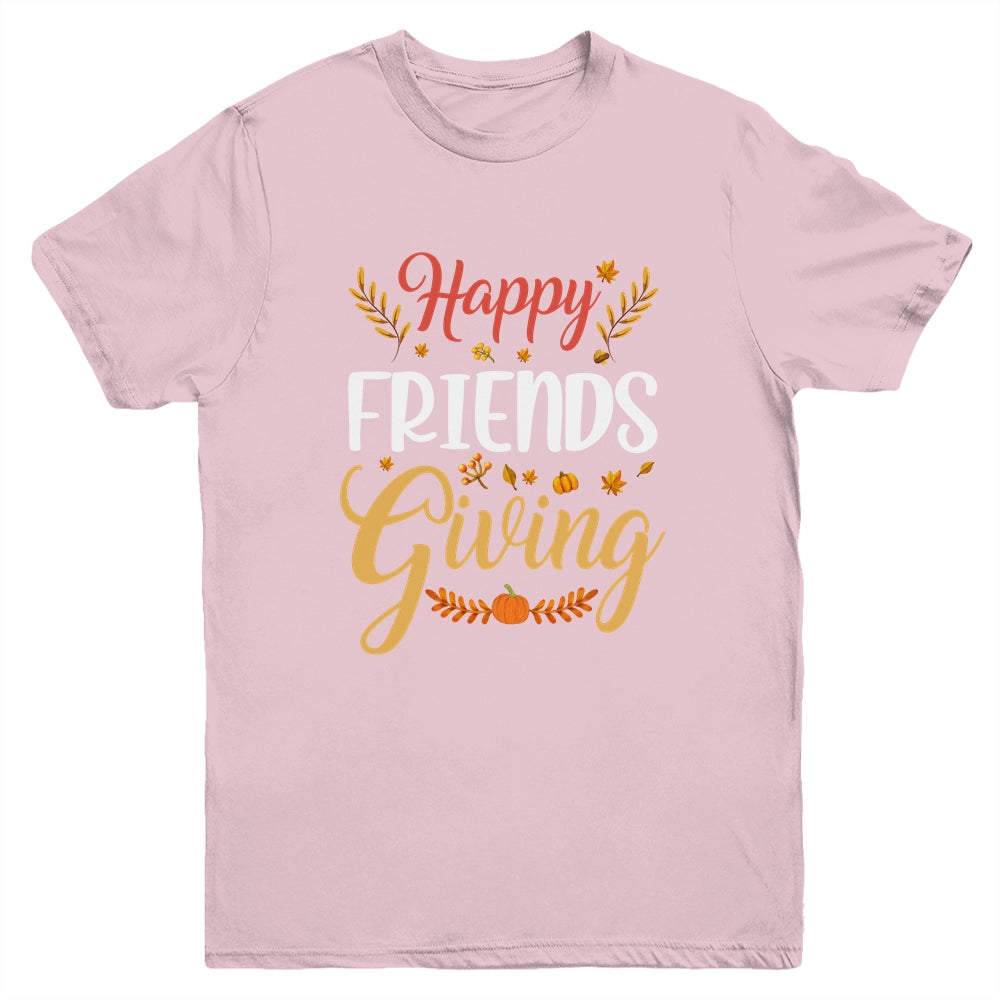 Happy Friendsgiving Turkey Friends Giving Funny Youth Youth Shirt | Teecentury.com