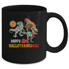 Happy Hallothanksmas Thanksgiving Dinosaur T-Rex Turkey Mug Coffee Mug | Teecentury.com