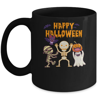 Happy Halloween Skeleton Pumpkin Ghost Cute Kids Boys Girls Mug Coffee Mug | Teecentury.com