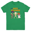 Happy Halloween Skeleton Pumpkin Ghost Cute Kids Boys Girls Youth Youth Shirt | Teecentury.com