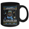 Happy Hanukkah Dachshund Hanukkah Ugly Sweater Christmas Mug Coffee Mug | Teecentury.com