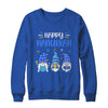 Happy Hanukkah Gnome Menorah Dreidel Christmas Xmas T-Shirt & Sweatshirt | Teecentury.com