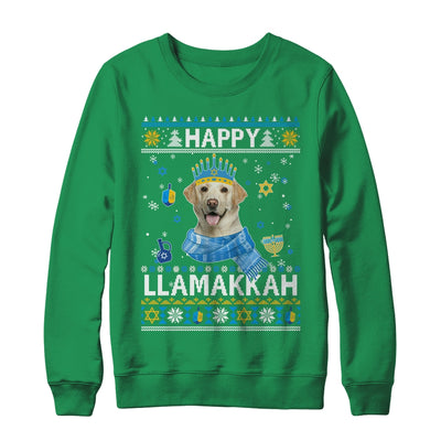 Happy Hanukkah Labrador Hanukkah Ugly Sweater Christmas T-Shirt & Sweatshirt | Teecentury.com