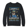 Happy Hanukkah Schnauzer Hanukkah Ugly Sweater Christmas T-Shirt & Sweatshirt | Teecentury.com