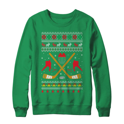 Happy Hockeydays Ugly Christmas Xmas Hockey Men Boys Kids Shirt & Sweatshirt | teecentury